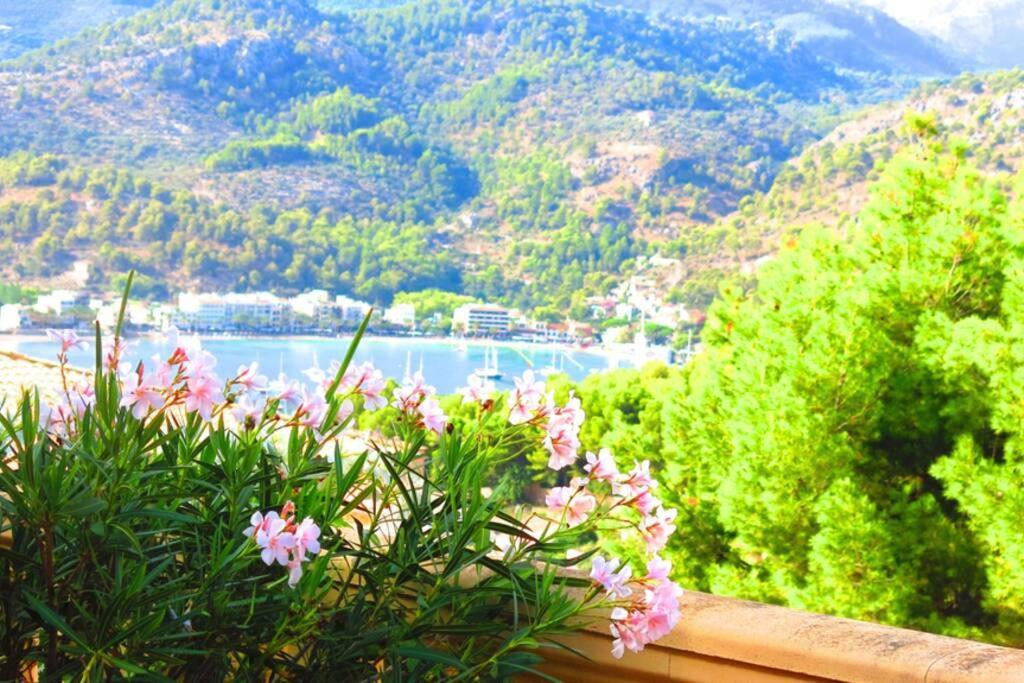 Apartamento gran terraza privada y vistas al mar Puerto de Sóller Esterno foto